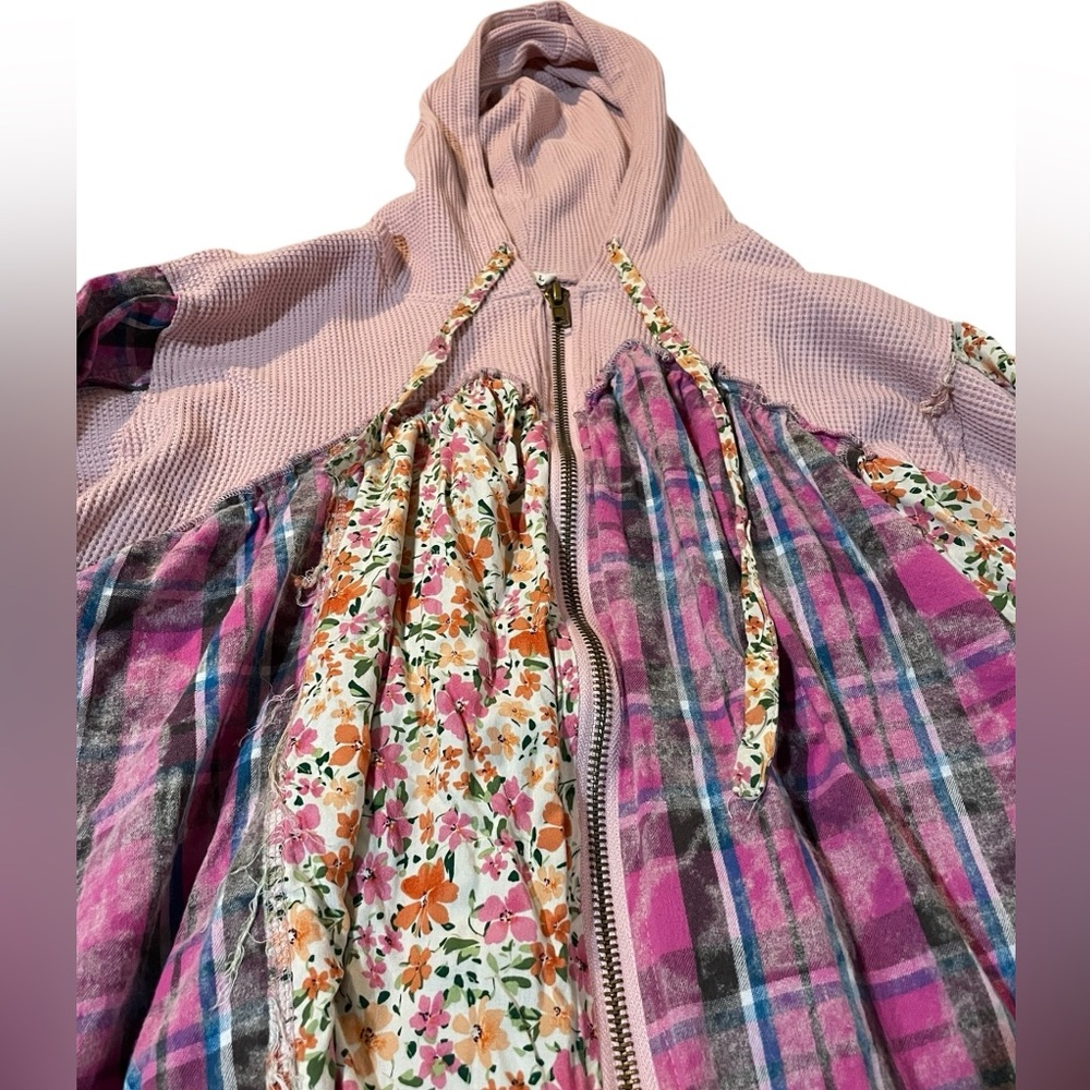 POL Pink Textured Hoodie - Picture 2 of 8